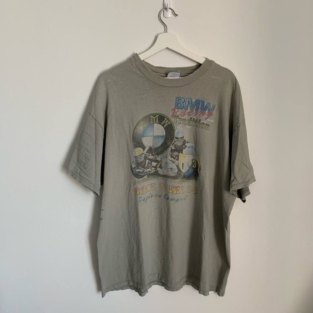 Vintage 1998 distressed BMW tee